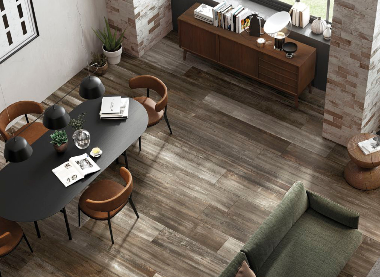 Art Wood Multi Brown RT 20x120
