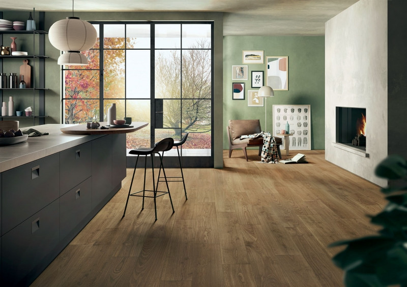 BLU GREEN WOOD OAK GOLD RETT