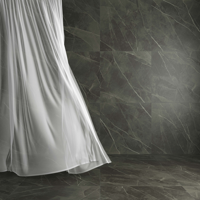 AM CALACATTA BLACK SOFT 120X120 - ITALIAN PORCELAIN